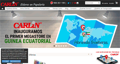 Desktop Screenshot of carlin.es