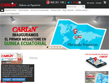 Tablet Screenshot of carlin.es